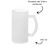 Caneca de Chopp em Vidro Jateado + Sacola em Algodão Cru com alça Longa em Algodão - 37x40cm - comprar online