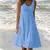 Jocoo Jolee-Mini vestido sem mangas para mulheres, vestido de verão Boho Beach, - Mary Fashions