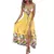 Tie Dye feminino imprime vestido maxi de fenda lateral sem encosto Bodycon, roup - Mary Fashions