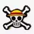 Almofada Formato Luffy Skull One Piece