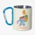 Caneca Mosquetao 300ml Stitch Chillin