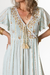 IBIZA - Vestido longo - Crepe de Viscose com bordados - LINHA PREMIUM - BOHO CHIC