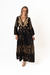 ROMA - Vestido longo - Crepe de Viscose com bordados - LINHA PREMIUM - BOHO CHIC - comprar online