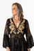 ROMA - Vestido longo - Crepe de Viscose com bordados - LINHA PREMIUM - BOHO CHIC - loja online