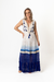 SAFIRA - Vestido longo - Crepe de Viscose com bordados e rendas - LINHA PREMIUM - BOHO CHIC - comprar online