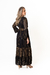 ROMA - Vestido longo - Crepe de Viscose com bordados - LINHA PREMIUM - BOHO CHIC na internet