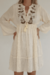 VIENA - Vestido curto - Crepe de Viscose com bordados - LINHA PREMIUM - BOHO CHIC - loja online