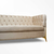 Sillón loveseat capitonado - comprar en línea