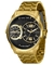 Relógio Lince Masculino Dual Time Dourado MRGH162L-P2KX