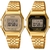 Relógio Casio Vintage Dourado Pequeno LA680WGA na internet