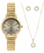 Relógio Condor Feminino Dourado com Pulseira Elástica COPC21JFW/K4C