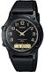 Relógio Casio Anadigi AW-49H-1BVDF Preto e Dourado