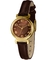 Relógio Lince Feminino Classic Dourado com Pulseira de Couro LRCH167L30