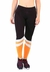 Calça Legging e detalhe amarelo Fitness Preto Com listras Branco | REF: LC32 na internet