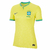 Camisa Seleção Brasileira I 2022 - Torcedor Nike Feminina - Amarela com detalhes em verde