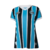 Camisa Grêmio I 23/24 - Torcedor Umbro Feminina - Azul com listras pretas e brancas