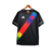 Camisa Vasco da Gama II Edição Especial LGBTQIAPN+ 21/22 Kappa Torcedor Masculina - Preta com detalhes na faixa nas cores de um Arco-íris