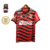 Camisa Flamengo III 22/23 Torcedor Masculina - Vermelha com detalhes em preto e branco com todo patrocinio - comprar online