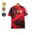 Imagem do Camisa Flamengo III 23/24 Torcedor Masculina - Vermelha com detalhes em preto e branco com todos os patrocinios