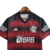 Camisa Flamengo I 23/24 Torcedor Masculina - Vermelho e preto tradicional - loja online
