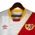 Camisa Rayo Vallecano I 23/24 - Torcedor Umbro Masculina - Branca com detalhes em vermelho e amarelo na internet