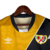 Camisa Rayo Vallecano III 23/24 - Torcedor Umbro Masculina - Dourado com detalhes em preto e branco na internet