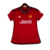 Camisa Manchester United I 23/24 -Torcedor Adidas Feminina - Vermelha com detalhes em preto e branco