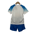 Kit Infantil Napoli II 23/24 - EA7 - Branco com detalhes em azul e vermelho - comprar online