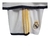 Kit Infantil Real Madrid I manga longa 23/24 - Adidas - Branco com detalhes em preto e amarelo
