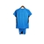 Kit Infantil Real Madrid Goleiro I 23/24 - Adidas - Azul com detalhes em preto e branco - comprar online