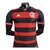 Camisa Flamengo I 24/25 - Jogador Adidas Masculina - Preta com detalhes em vermelho e com patrocínio na internet