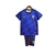 Kit Infantil Seleção da Croácia II 24/25 - Nike - Azul com detalhes em vermelho
