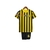 Kit Infantil Al Ittihad I 23/24 - Nike - Amarelo e preto
