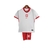 Kit Infantil Polônia I 24/25 - Nike - Branco com detalhes em vermelho