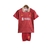 Kit Infantil Liverpool I 24/25 - Nike - Vermelho com detalhes em amarelo