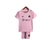 Kit Infantil Inter Miami CF I 23/24 - Adidas - Rosa com detalhes em preto