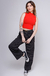 regata cropped gola alta vermelho