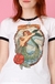 camiseta feminina ringer mermaids sereia