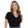 Blusa Luara Manga curta Preto Miravest