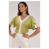 BLUSA ADELE PISTACHE