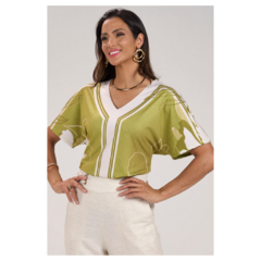 BLUSA ADELE PISTACHE