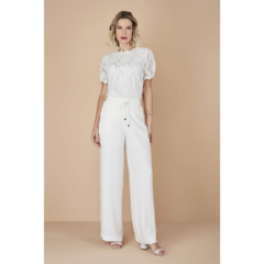 BLUSA JESSICA EM RENDA OFF WHITE - comprar online