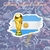 Seleccion Copa del mundo bandera