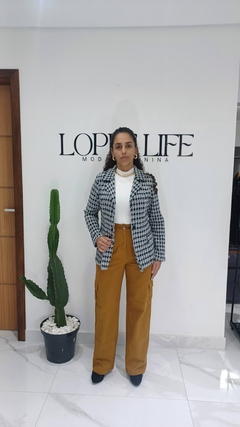 BLAZER TWEED - LOPES LIFE MODA FEMININA