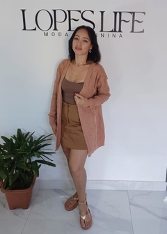 CARDIGAN TRICOT NUDE