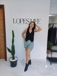 SHORT TWEED - LOPES LIFE MODA FEMININA