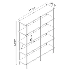 BIBLIOTECA DE 2 CUERPOS L06 en internet