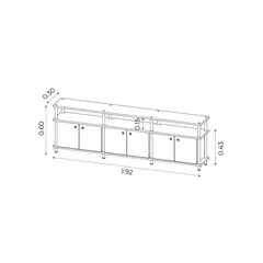 RACK PARA TV + 6 MÓDULOS R09 en internet