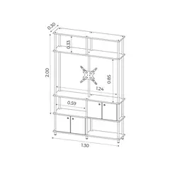 RACK PARA TV MINI TORRE + 2 MÓD. R11 en internet