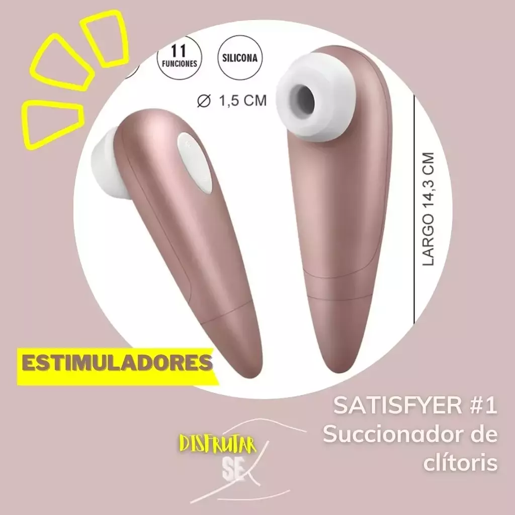 Satisfyer Succionador de clitoris estimulador - DYMSEXX